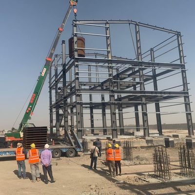 وزن سبک ساختمان اداری فولادی پیش ساخته