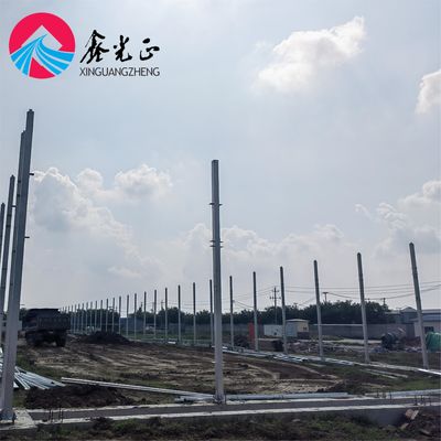 ساختارهای فولادی پیش ساخته پرورش دهنده مرغخانه های کشاورزی دامخانه