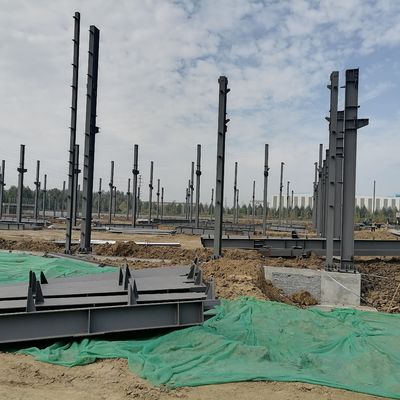 ساختار فولادی مقاوم به زلزله ساختار انبار بخش H