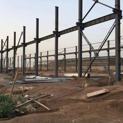 ساختمان انبار پیش ساخته CE فولاد گالوانیزه اقتصادی نوع H