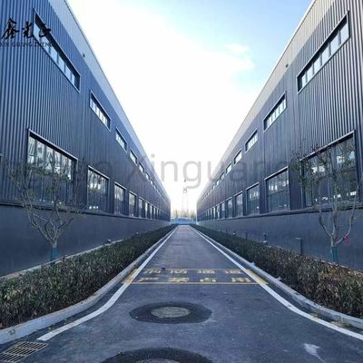 ساختمان انبار پنجره های PVC ساختمانی فولادی جوش شده انبار OEM