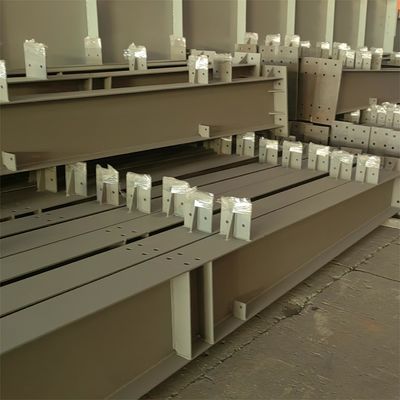 انعطاف پذیری Q355b قاب فولادی ساختمان انبار مقاومت در برابر آتش