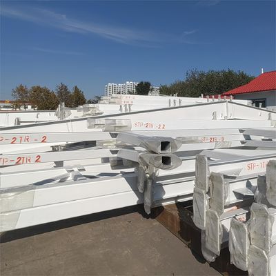 انعطاف پذیری Q355b قاب فولادی ساختمان انبار مقاومت در برابر آتش