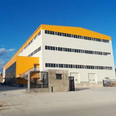 Q355B خانه های فولادی پیش ساخته شده انبار فولادی پیش ساخته شده سفارشی