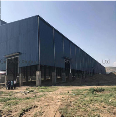 ساختمان های انبار فولاد OEM گالوانیزه شده فولاد هواپیمایی
