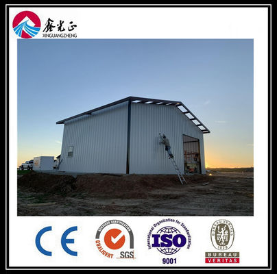 Q345B کارگاه ساختمانی فولادی با پنجره