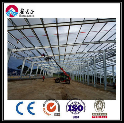 Q345B کارگاه ساختمانی فولادی با پنجره