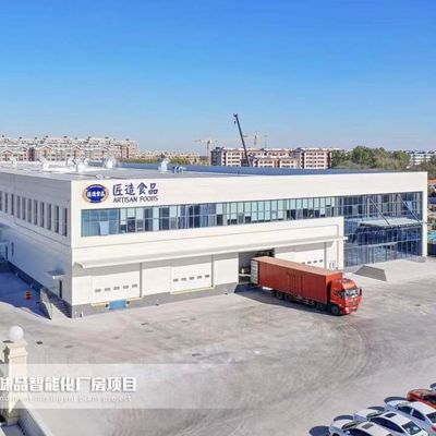 ساختمان های کارگاه فولاد مقاوم در برابر باد ساختمان های ساختمانی فولاد سبک