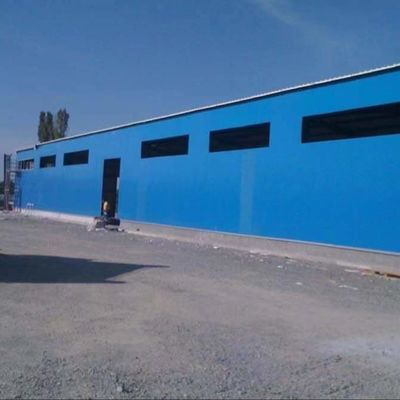 مدل جدید جداکننده طراحی سفارشی ساختار فولادی کارخانه انبار