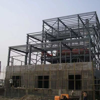ساختارهای فولادی پیش ساخته شده ساختمان ساختمانی برای انبار / کارگاه