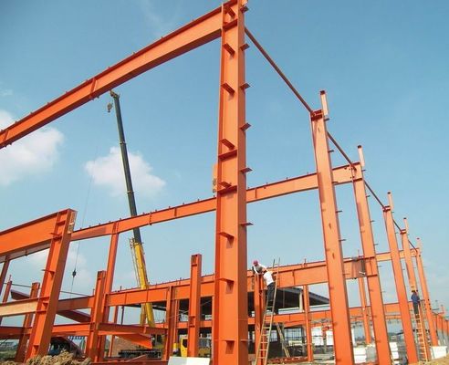 کارگاه ساختمانی فولادی صنعتی با زاویه فولادی و PVDF