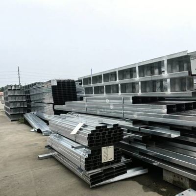ساختارهای فولادی ساختمانی انبار گرم گالوانیزه OEM