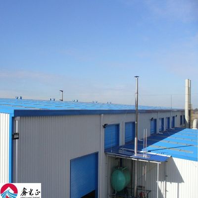 انبار ساختاري فولادي گالوانيزه شده با طراحي آزاد