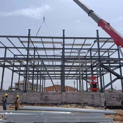 کارگاه ساختمانی فولادی اتصال بولت Q345 کارگاه فولادی عایق