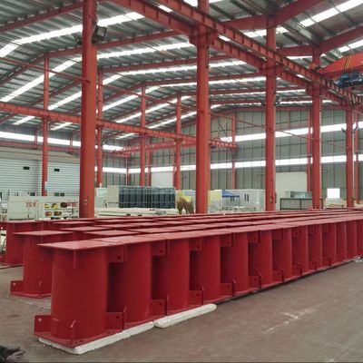 ساختمان انبار پیش ساخته OEM ساختمان های صنعتی با قاب فلزی