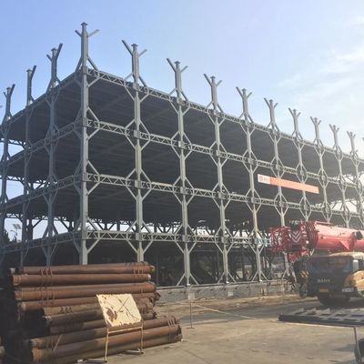 مقاومت در برابر زلزله ساختمانی فلزی ساختمانی فولادی OEM