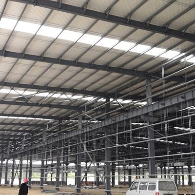 ساختمان های اداری SGS ساختمانی فولادی OEM انبار ساختمانی فولادی